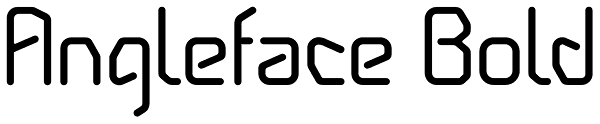 Angleface Bold Font