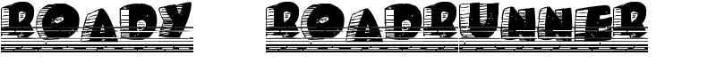 Roady Roadrunner Font