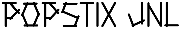 Popstix JNL Font