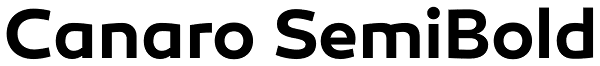 Canaro SemiBold Font