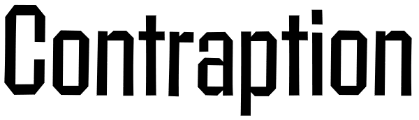 Contraption Font