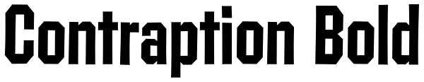 Contraption Bold Font