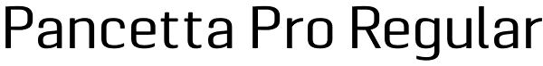 Pancetta Pro Regular Font