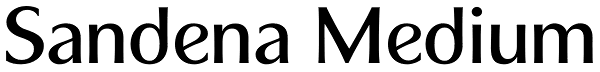 Sandena Medium Font