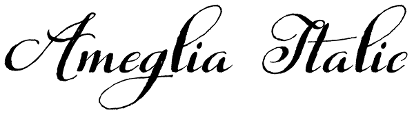 Ameglia Italic Font