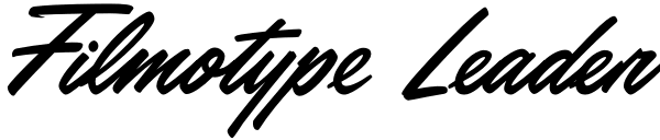 Filmotype Leader Font