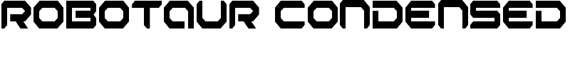 Robotaur Condensed Font