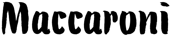 Maccaroni Font