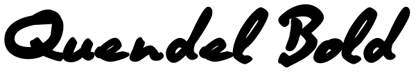 Quendel Bold Font