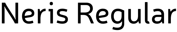 Neris Regular Font