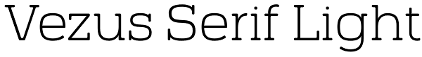 Vezus Serif Light Font
