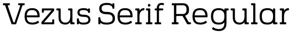 Vezus Serif Regular Font