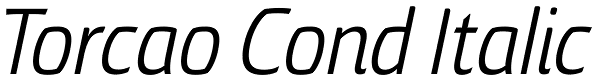 Torcao Cond Italic Font