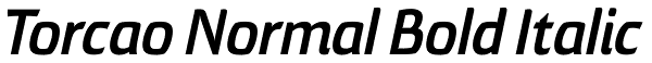 Torcao Normal Bold Italic Font