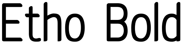 Etho Bold Font