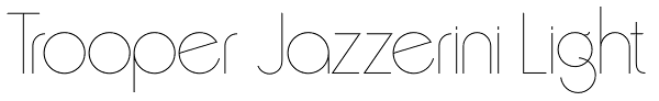 Trooper Jazzerini Light Font