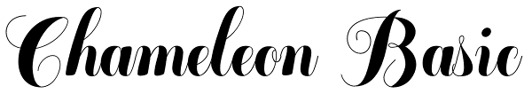 Chameleon Basic Font